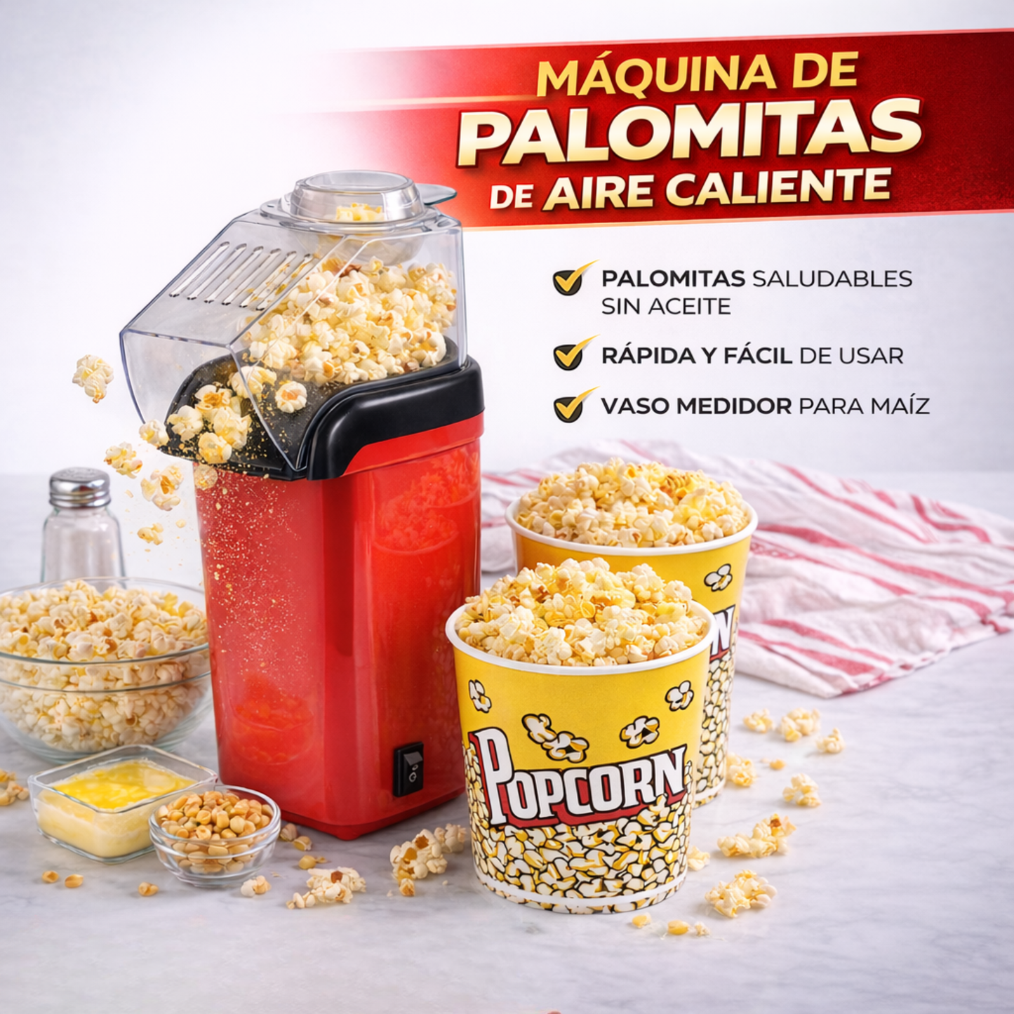 Máquina para hacer palomitas